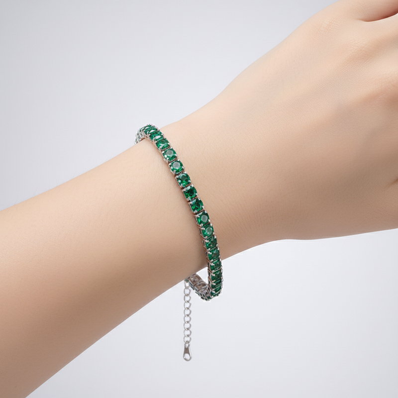 Zirkonia Kettenarmband - DivaLink