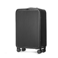 Hartschalenkoffer | 100% Aluminium | Robust | Zahlenschloss | Geräumig-Schwarz-S (47 L)-Luzern Mode