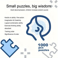 Runde Puzzle | 1000 Teile Sternzeichen Beruhigend Erwachsene-Luzern Mode