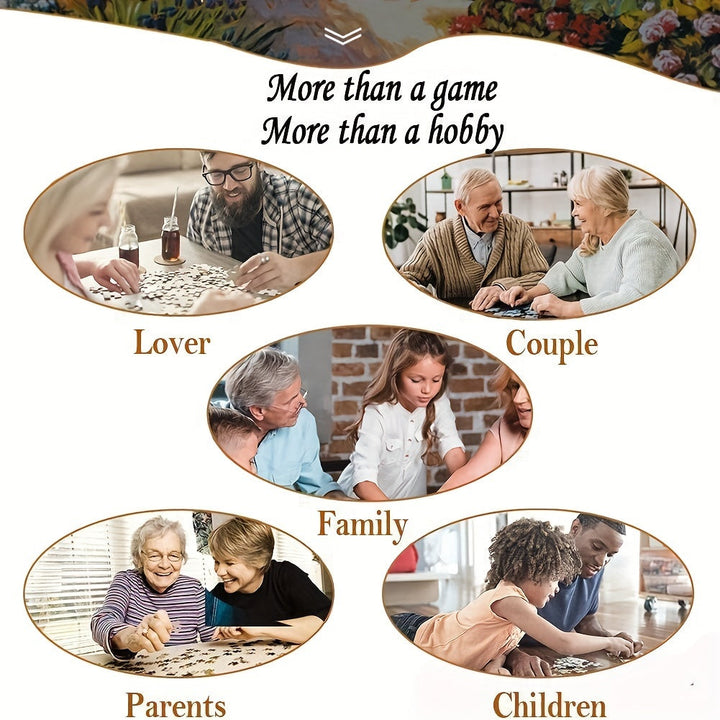 Runde Puzzle | 1000 Teile Sternzeichen Beruhigend Erwachsene-Luzern Mode