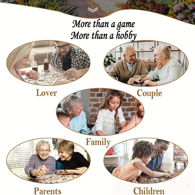 Runde Puzzle | 1000 Teile Sternzeichen Beruhigend Erwachsene-Luzern Mode