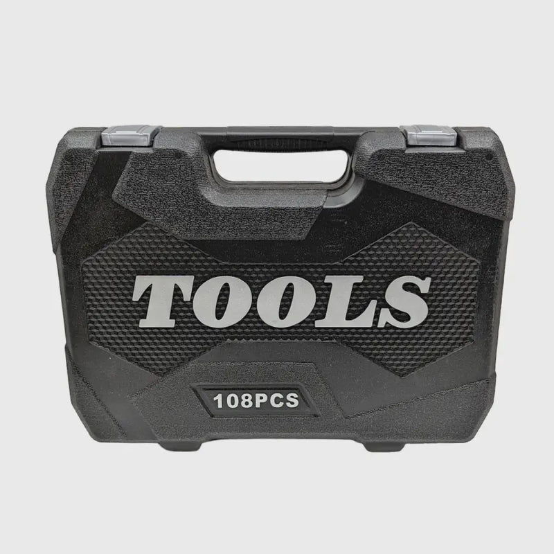 Steckschlüsselset | 108-teilig | Koffer | Inkl. Ratschen | Chrom-Vanadium-Luzern Mode