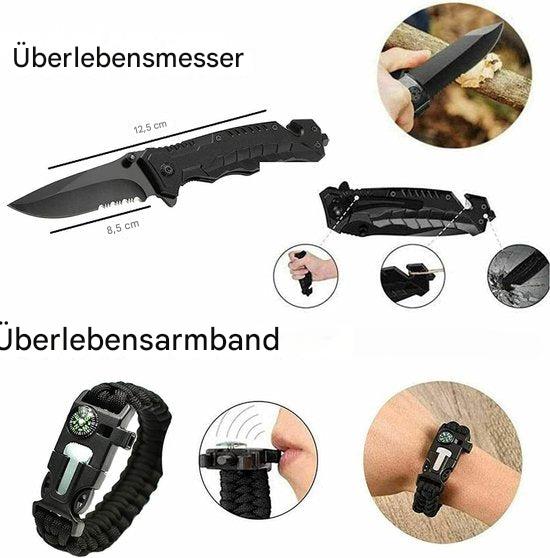 Notfallset | Vielseitiges 15-teiliges Werkzeug | Langlebig & Praktisch | Erste Hilfe-Luzern Mode