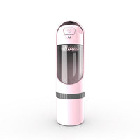 Hunde-Wasserflasche | Futter 2-in-1 Kompakt Praktisch Langlebig Vielseitig-Rosa-Luzern Mode