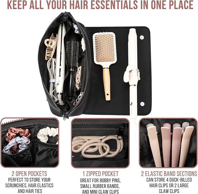 2-in-1 Reise- und Aufbewahrungstasche für Haarstyling-Luzern Mode