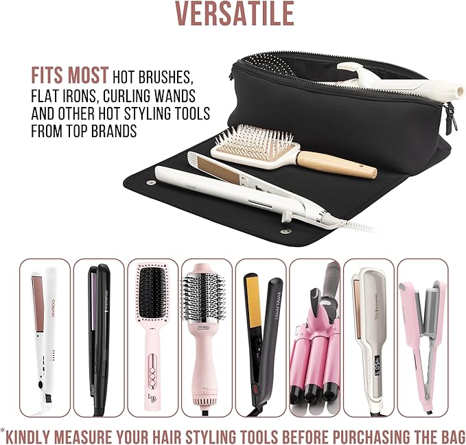 2-in-1 Reise- und Aufbewahrungstasche für Haarstyling-Luzern Mode