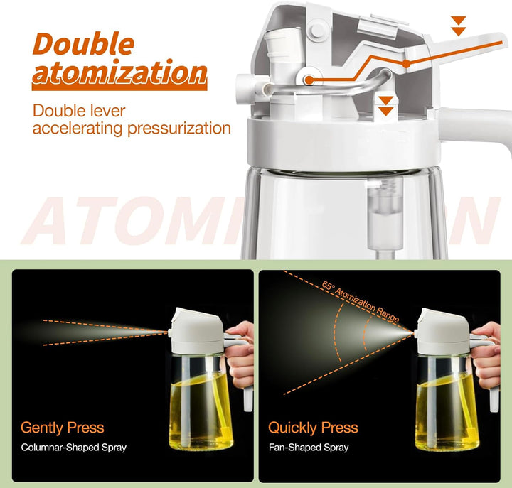 Ölsprüher | Sprühen Dosieren Glas Präzise Langlebig Vielseitig-Luzern Mode