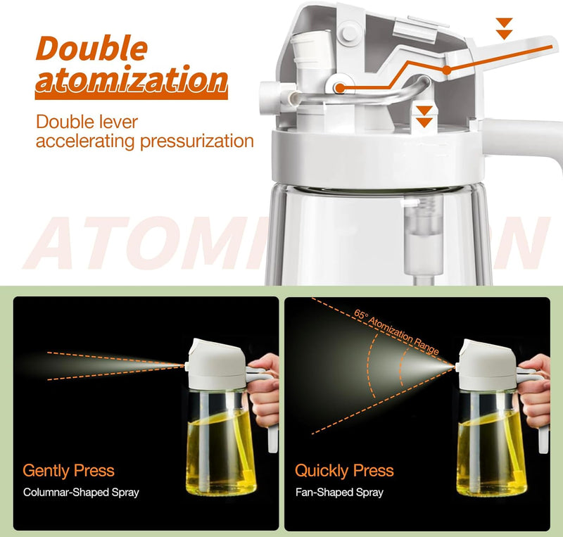 Ölsprüher | Sprühen Dosieren Glas Präzise Langlebig Vielseitig-Luzern Mode