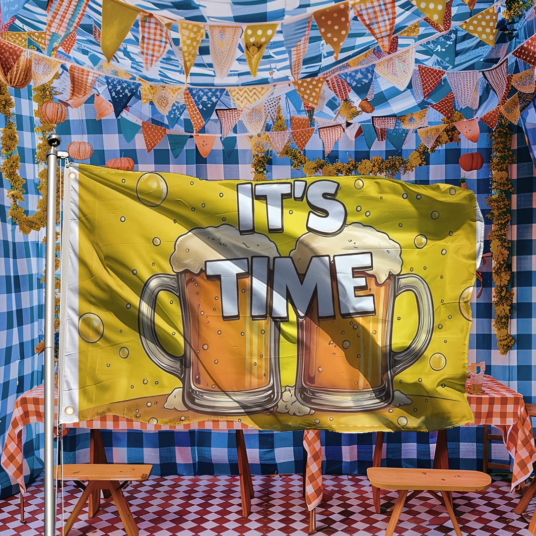 1 Stück große Oktoberfest Deko-Flagge – ProstFlagge Oktoberfest 2026