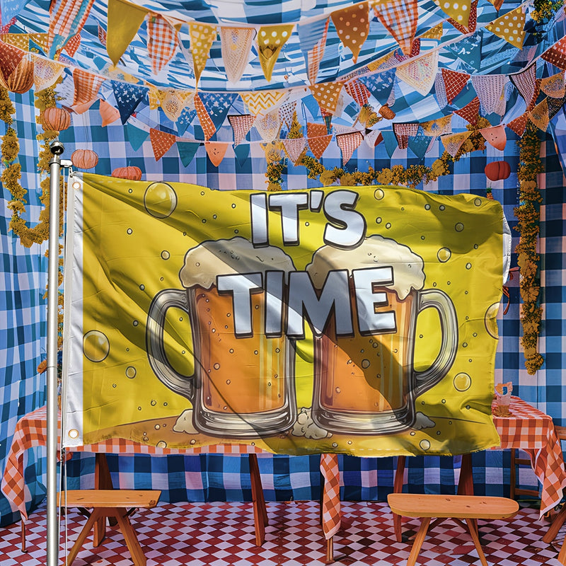 1 Stück große Oktoberfest Deko-Flagge – ProstFlagge Oktoberfest 2026