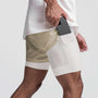 2-in-1 Herren Sportshorts atmungsaktiv mit Innenshorts Training - Noah