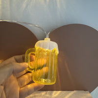 2 Stück LED Bierkrug Lichterkette – LichterBier Oktoberfest 2026