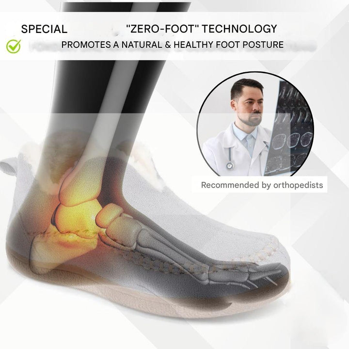 Barfußhausschuhe mit Fleece-Futter – Amalia