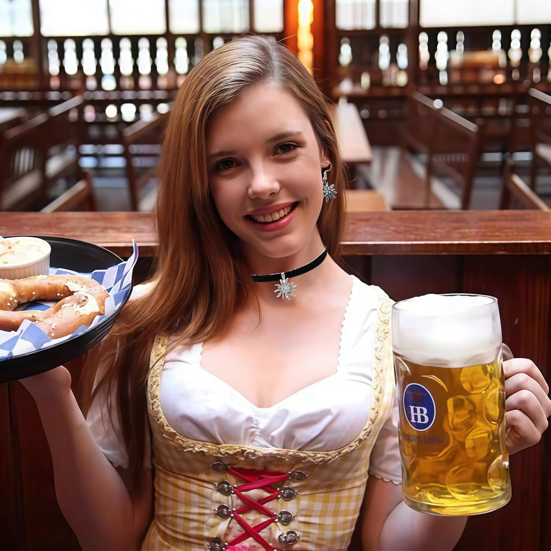 Damen Edelweiß Schmuckset – AlpenLiebe Oktoberfest 2026