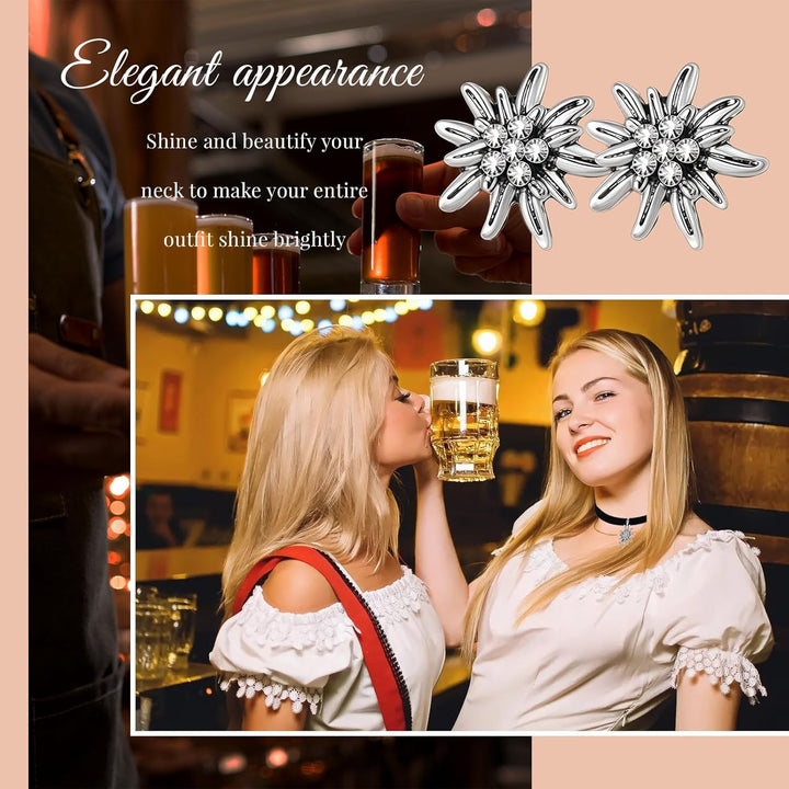 Damen Edelweiß Schmuckset – AlpenLiebe Oktoberfest 2026