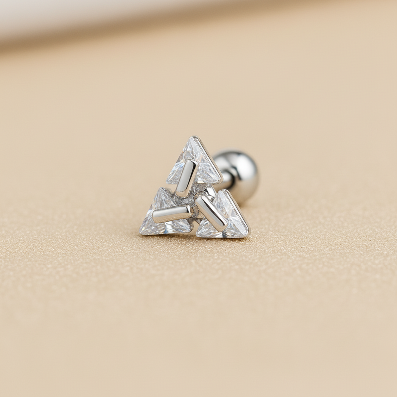 925 Silber Ohrringe - TriadCharm 