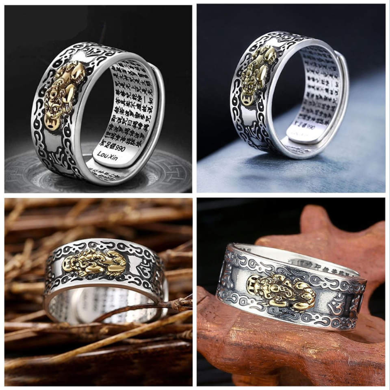 925 Silberring - PixiuRing 