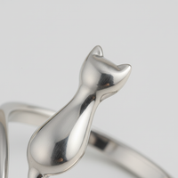 925 Sterling Silberring - CatMagic 
