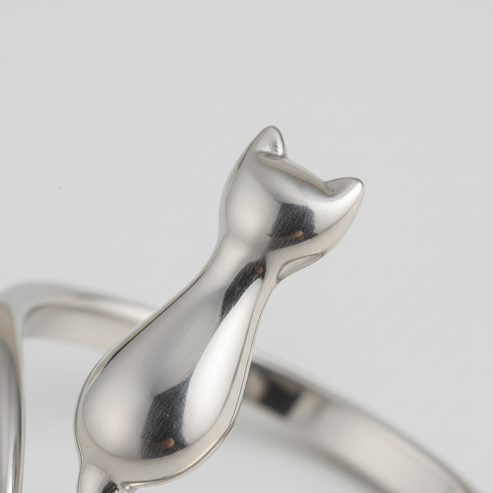 925 Sterling Silberring - CatMagic 