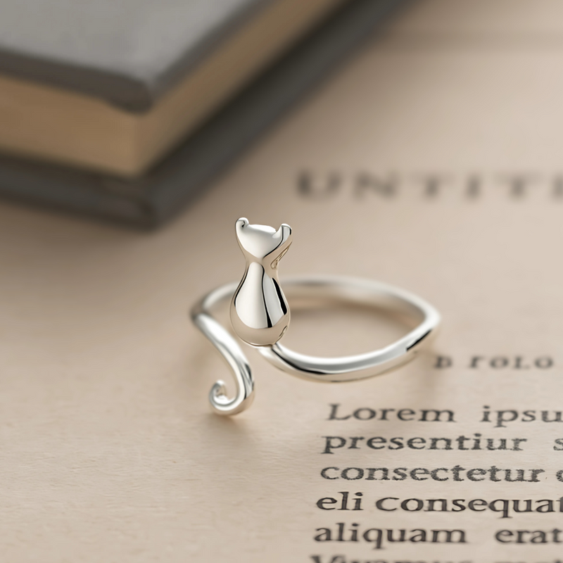925 Sterling Silberring - CatMagic 