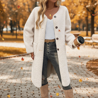 Bequemer Fleece-Mantel - Rita