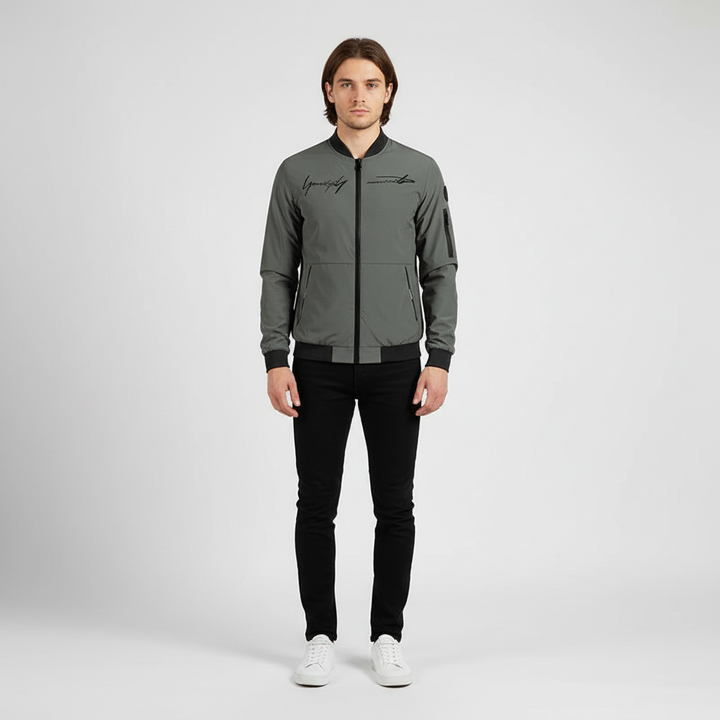 Bestickte Bomberjacke - Silas