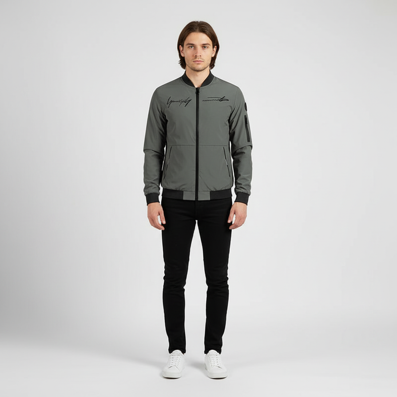 Bestickte Bomberjacke - Silas