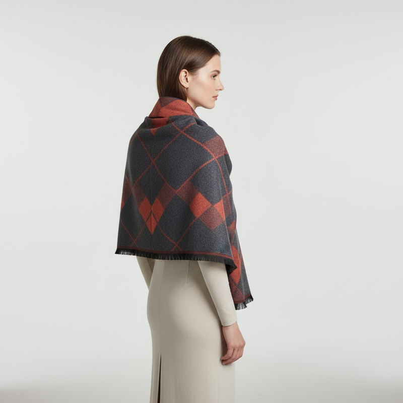 Gestrickter Schal Aus Seide Kaschmir - SilkKash