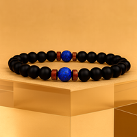 VulkanKraft – Natürliches Lavastein-Armband