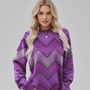 Chevronmuster Strickpullover - Isabella