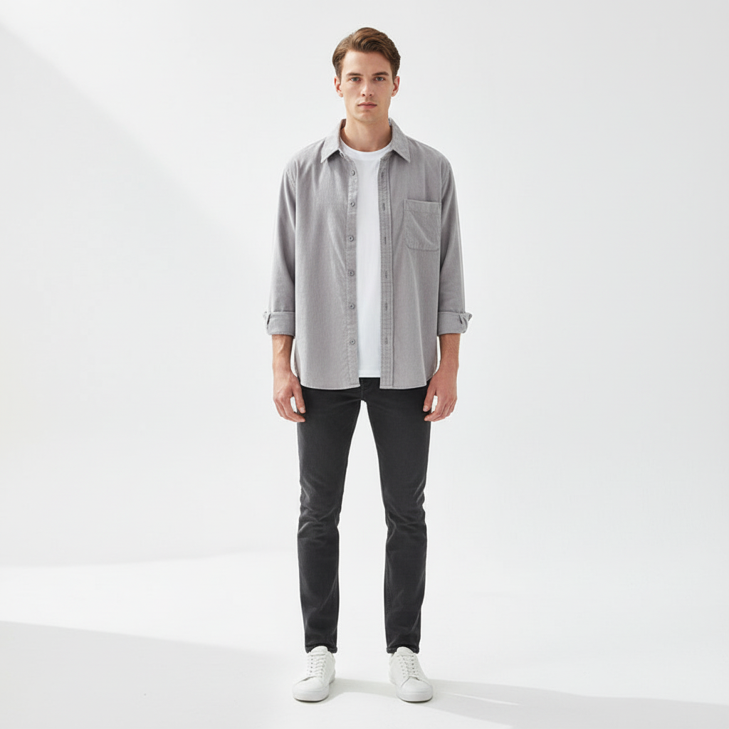 Corduroy Herrenhemd -  Noah