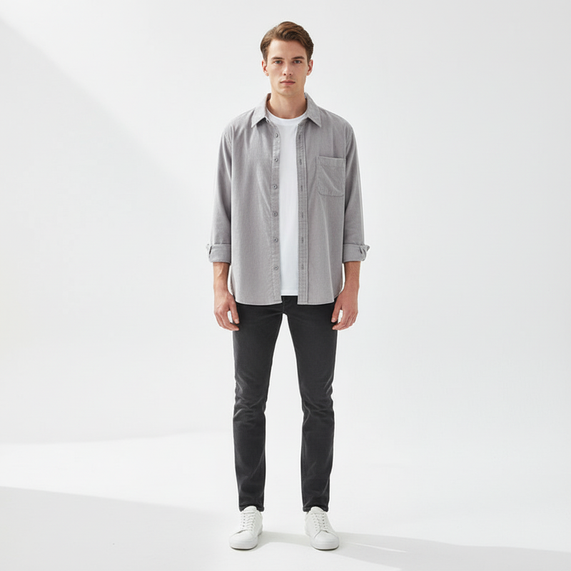 Corduroy Herrenhemd -  Noah