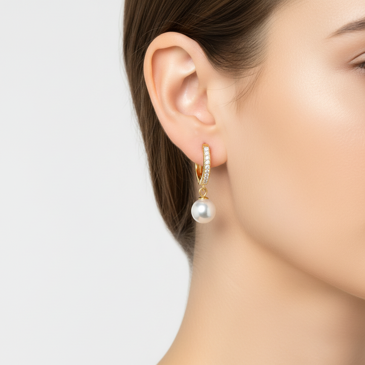 Creolen Mit Zirkonia - PearlJewels 