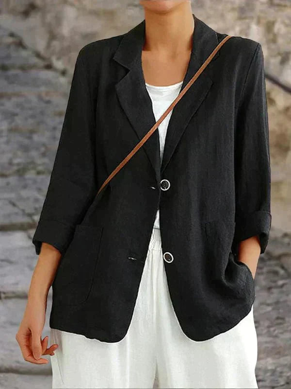 Damen-Blazer Mit Entspannter Passform - Emilia