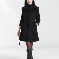 Damenmantel Mit Gürtel -  Isabella