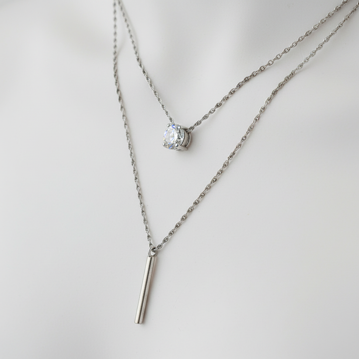 Doppelkette Mit Anhänger - ShimmerNeck 