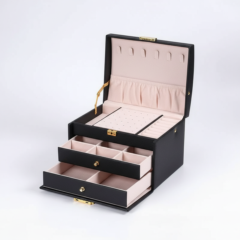 Dreischichtige Schmuckschatulle - JewelKeeper 