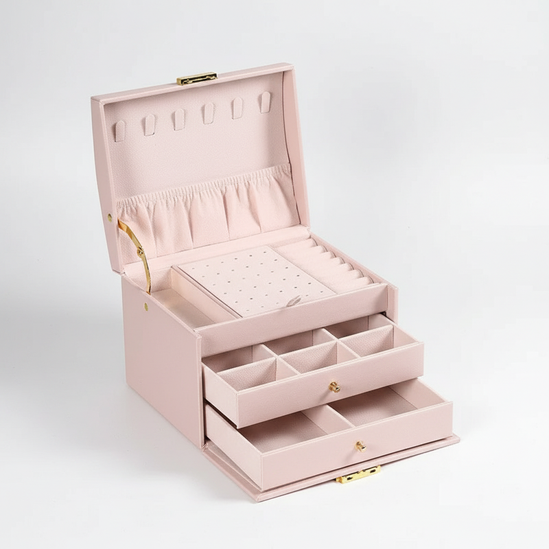 Dreischichtige Schmuckschatulle - JewelKeeper 