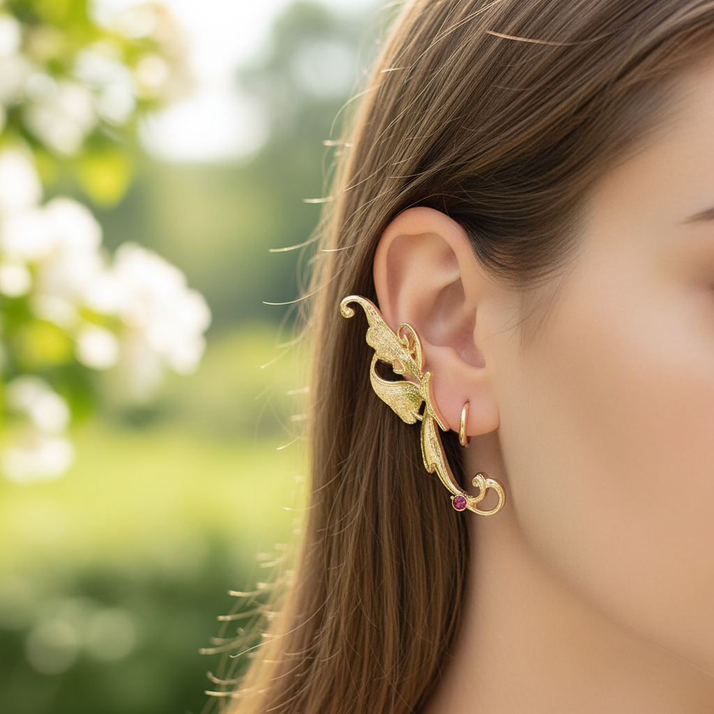 Edelmetall Ohrring - LightEar 