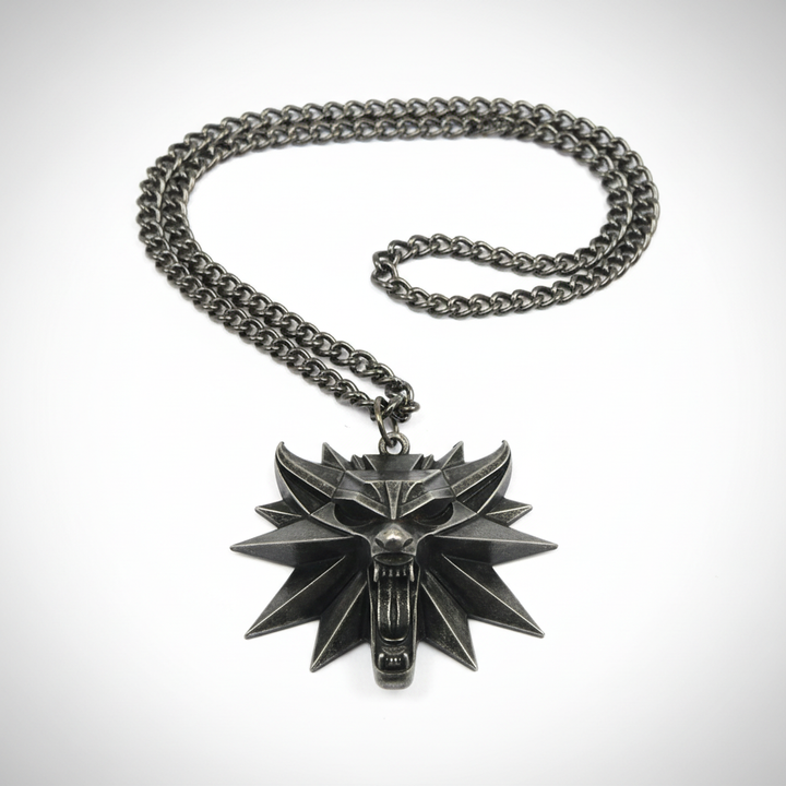 Edelstahl-Halskette - WolfCharm 