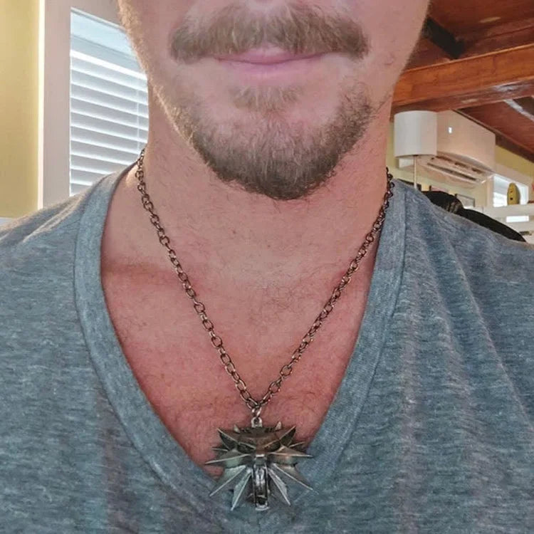 Edelstahl-Halskette - WolfCharm 