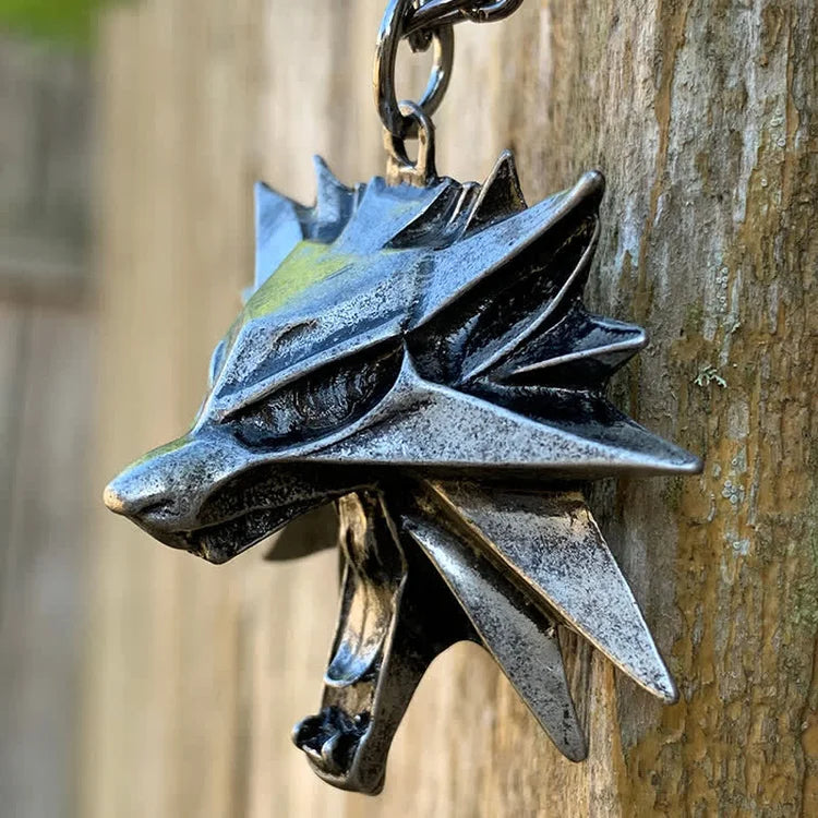 Edelstahl-Halskette - WolfCharm 