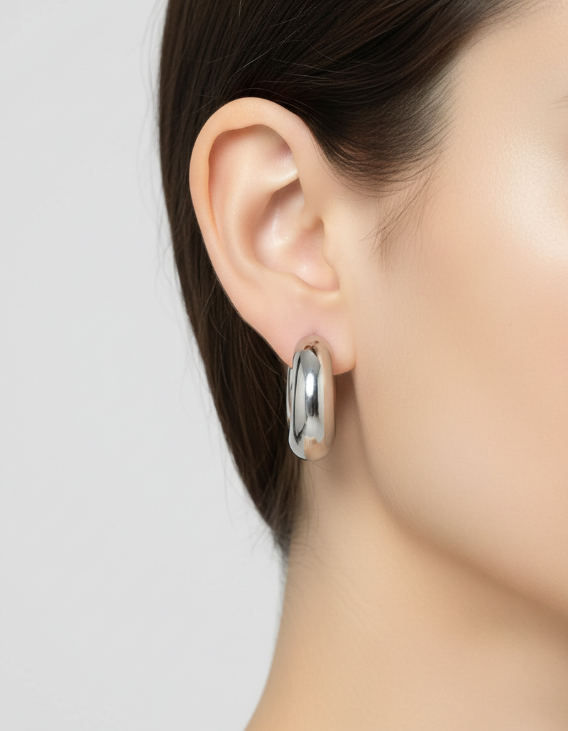 Edelstahl Creolen - VintageHoops 