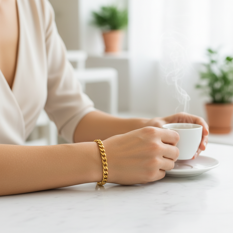 Edelstahl Kettenarmband - ChainGlow 