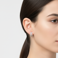 Edelstahl Ohrstecker - LusterLeaf 