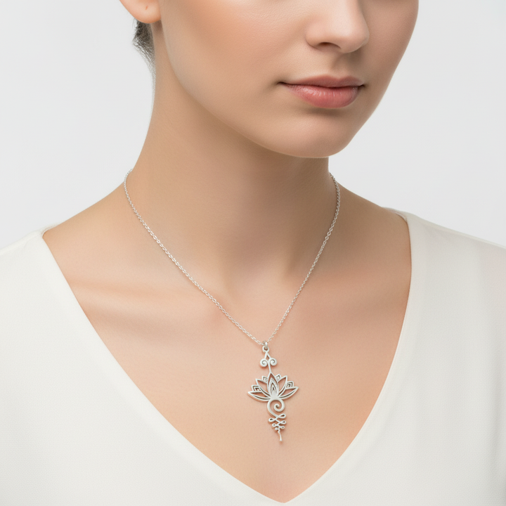 Edler Lotus-Anhänger - LotusGlow 