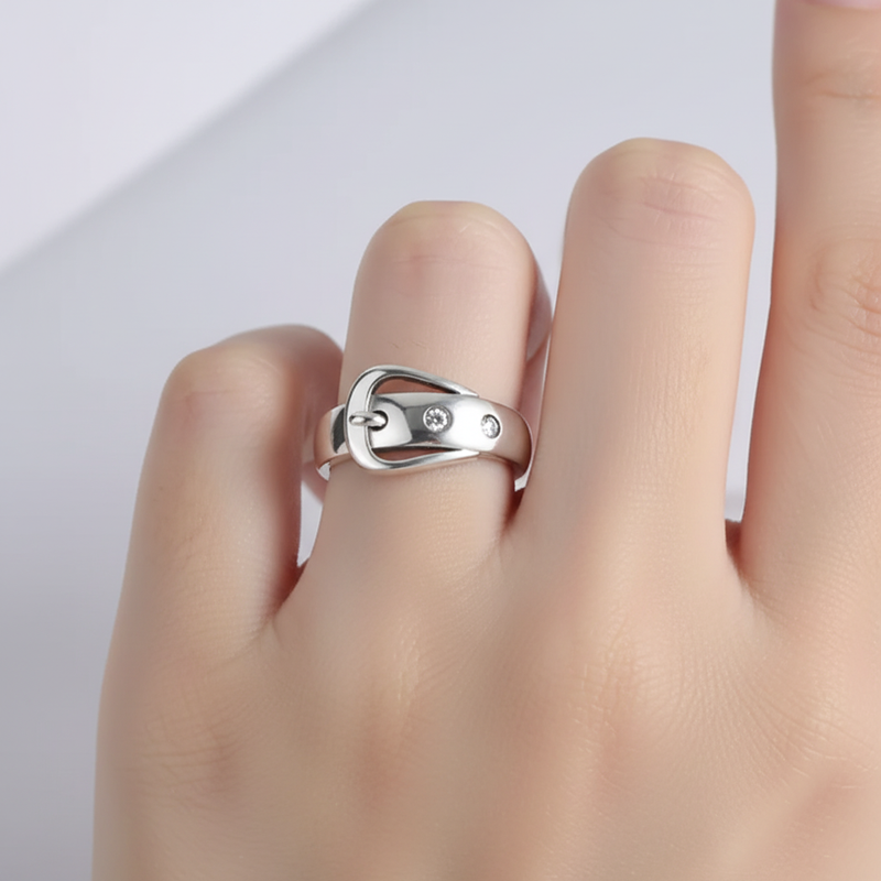 Einstellbarer Silberring - StyleRing 