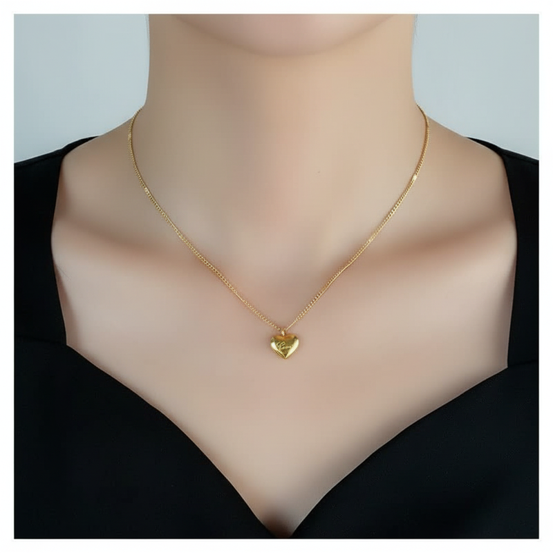 Elegante Halskette - GoldenGleam 