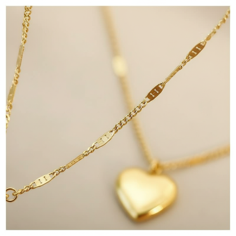 Elegante Halskette - GoldenGleam 