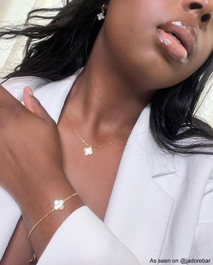 Elegante Kleeblatt-Ohrringe - NobleLeaf 